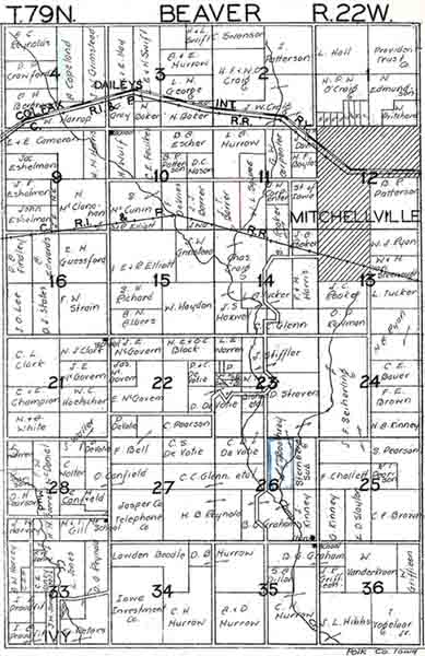 Beaver Township, Polk Co., Iowa 1930 Hixson