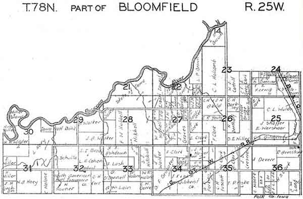 Bloomfield Township, Polk Co., Iowa 1930 Hixson