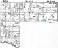 Union Township, Polk Co., Iowa 1930 Hixson