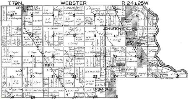 Webster Township, Polk Co., Iowa 1930 Hixson