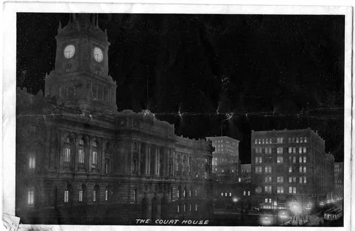Court House, Night in Des Moines 1912 Pg. 11