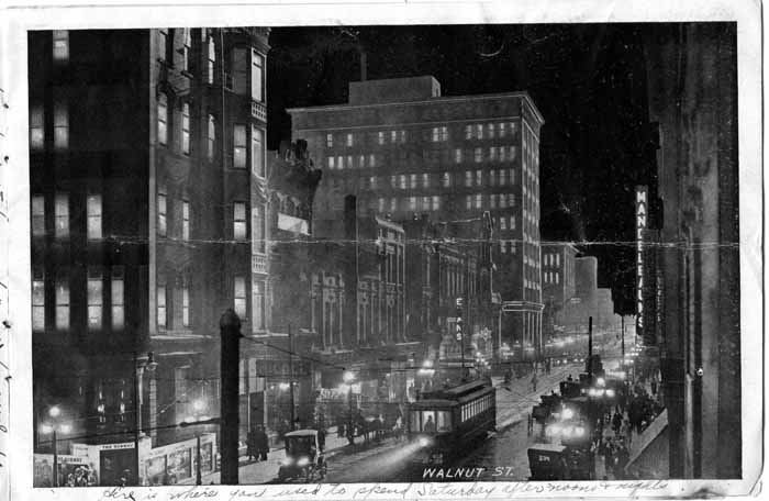 Walnut St., Night in Des Moines 1912 Pg. 6
