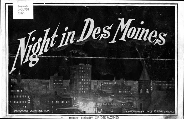 Night in Des Moines 1912 Cover Page