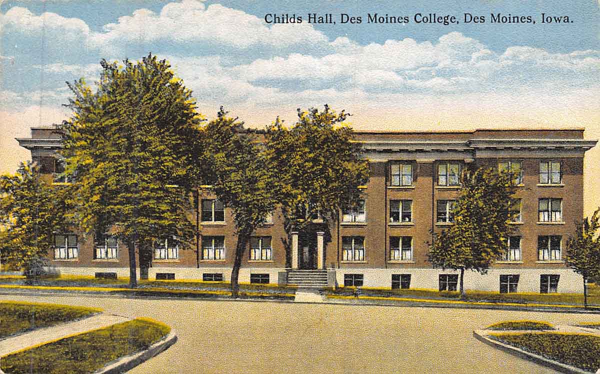 Child's Hall, Des Moines College, Des Moines, Iowa