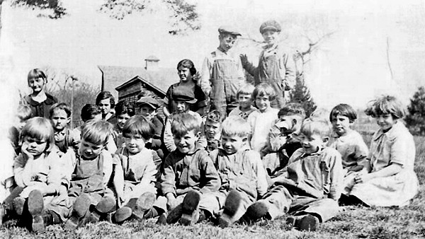 Garrett Grove School, About 1923, Polk County, Iowa