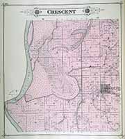 Crescent Township Plat Map 1885