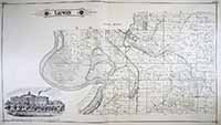 Lewis Township Plat Map 1885