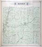 Minden Township Plat Map 1885
