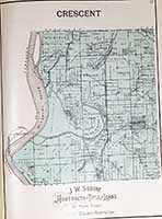 Crescent Township Plat Map 1900