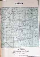 Hardin Township Plat Map 1900
