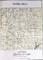 Hazel Dell Township Plat Map 1900