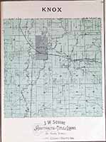 Knox Township Plat Map 1900