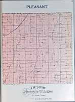 Pleasant Township Plat Map 1900