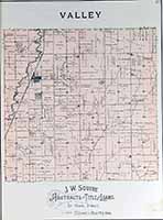 Valley Township Plat Map 1900