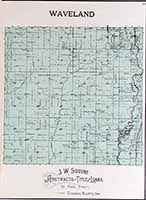Waveland Township Plat Map 1900