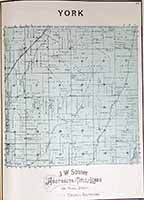 York Township Plat Map 1900