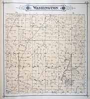Washington Township Plat Map 1885