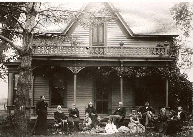 Jonas Wellington Chatburn & Mary Chatburn Family, Harlan, Shelby Co., Iowa