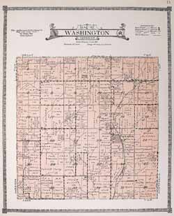 1921 Shelby Co. Washington Twp. Map