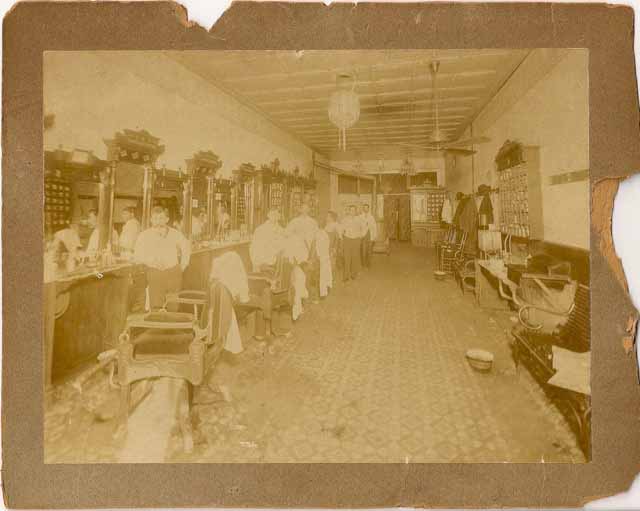 Unknown Barber Shop, Shelby County, Iowa