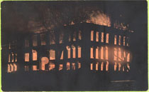 Traer High School burning