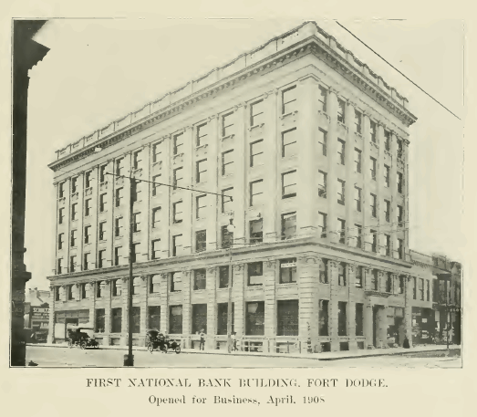 First National Bank Ft. Dodge 1908