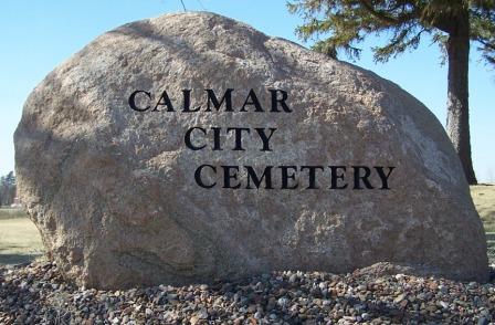 Calmar City Cemetery Photo by Bill Waters