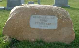Kendelville Eddy cemetery Photo by Joyce Smith Hopp