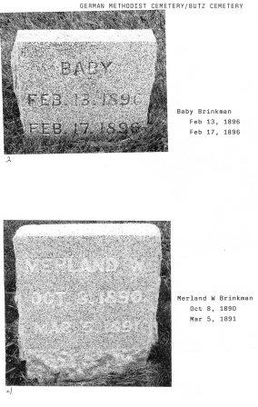 Page 6 German Methodist cemetery book by Janice Sowers