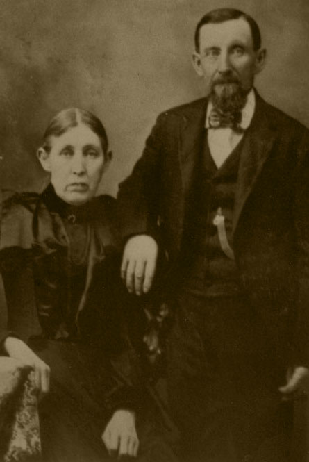 D.W. Douglass, Jr. and A.D. Ewing - wedding photo 1867