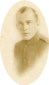Edward Schobert in his Army uniform, WWI