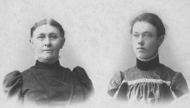 Mathilda Lathrop & daughter, Mary Garrard