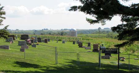 Dorchester Methodist - aka St. John's Methodist cemetery - photo by Errin Wilker August 2012