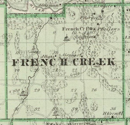 French Creek twp. - Andreas Atlas 1875