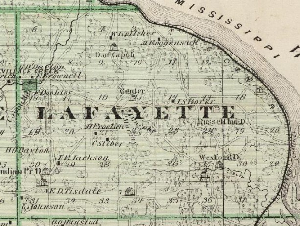 Lafayette twp. - Andreas atlas - 18875
