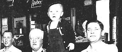 close-up of the people on the right -Hopperstod Tavern,  1948
