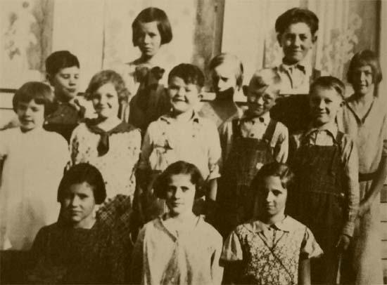 Cherry Valley (Frankin No. 7) students 1934 or '35