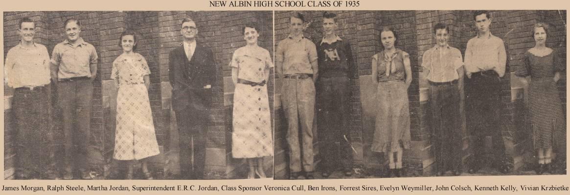 1935 New Albin graduates