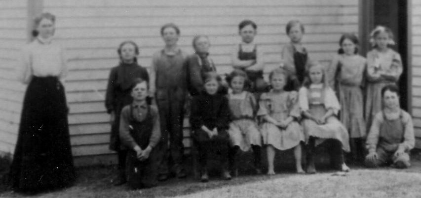 close-up of children, Harmony school ca1910