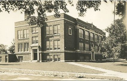 Waukon High School pre-1965 - contributed by Gloria Payne