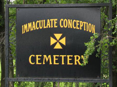 Immaculate Conception Cemtery, Fairbank, Fayette Co., Iowa