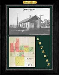 Churdan Depot and Plat Map