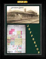 Jefferson Depot and Plat Map