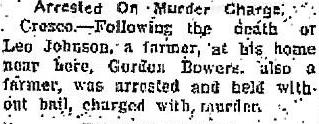 Gustave Kreuger Murder Rock Valley Bee, Rock Valley, Iowa Friday Sept. 15, 1911