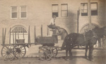 R. B. Smith with wagon