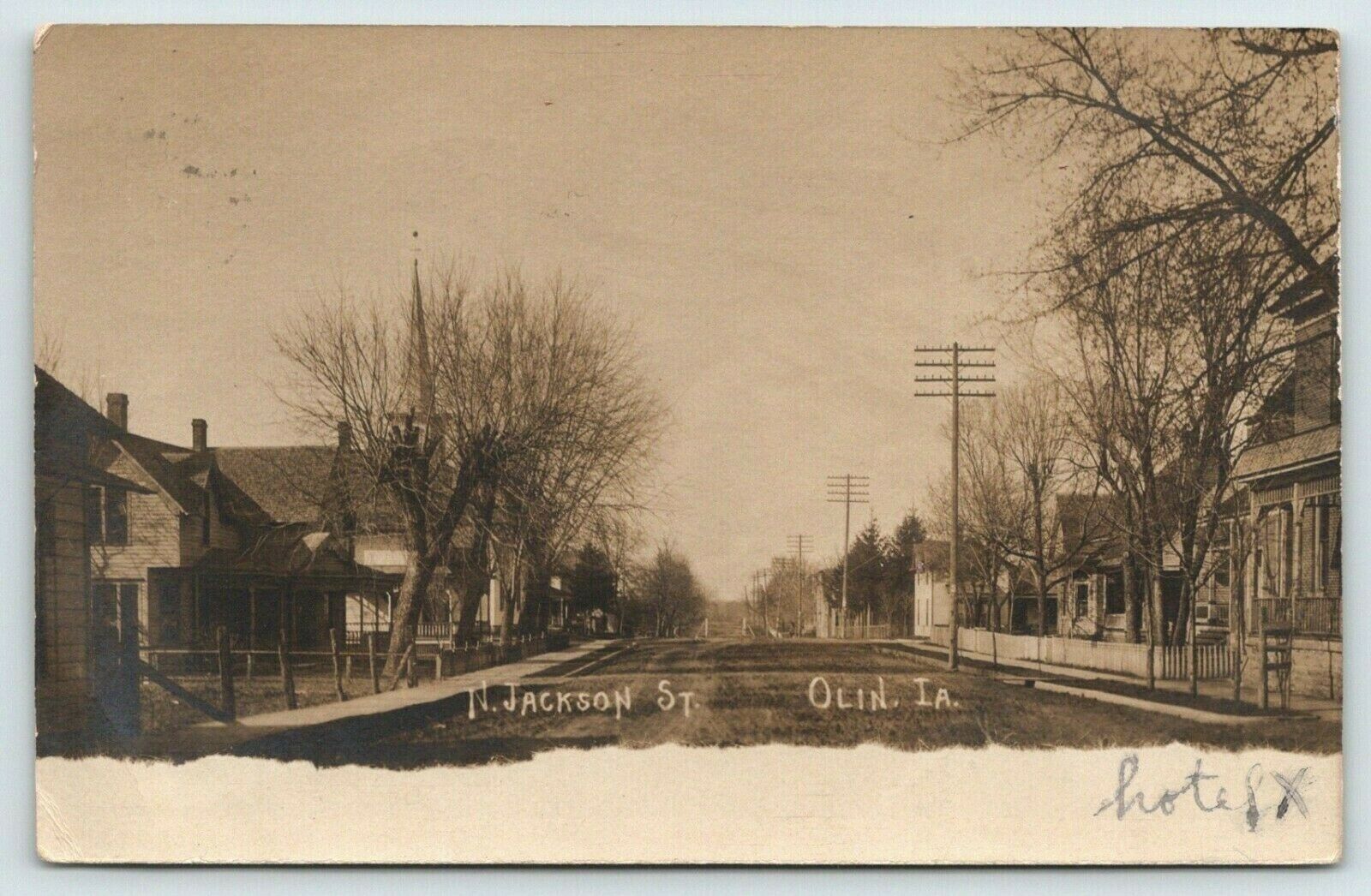 Jackson Street, Olin, Iowa
