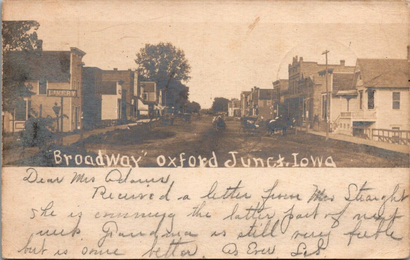 Broadway, Oxford Junction, Iowa