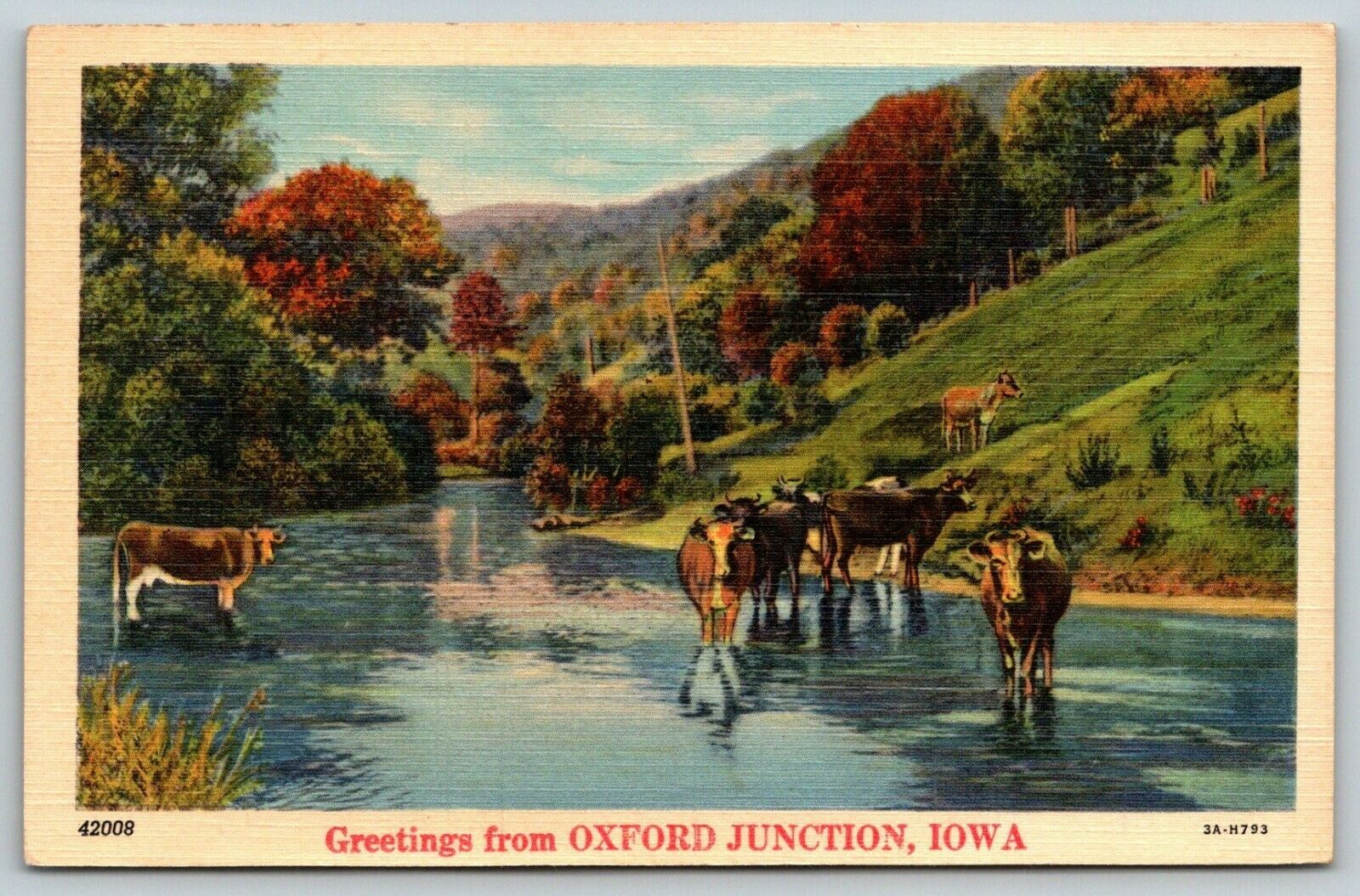 Greetings, Oxford Junction, Iowa