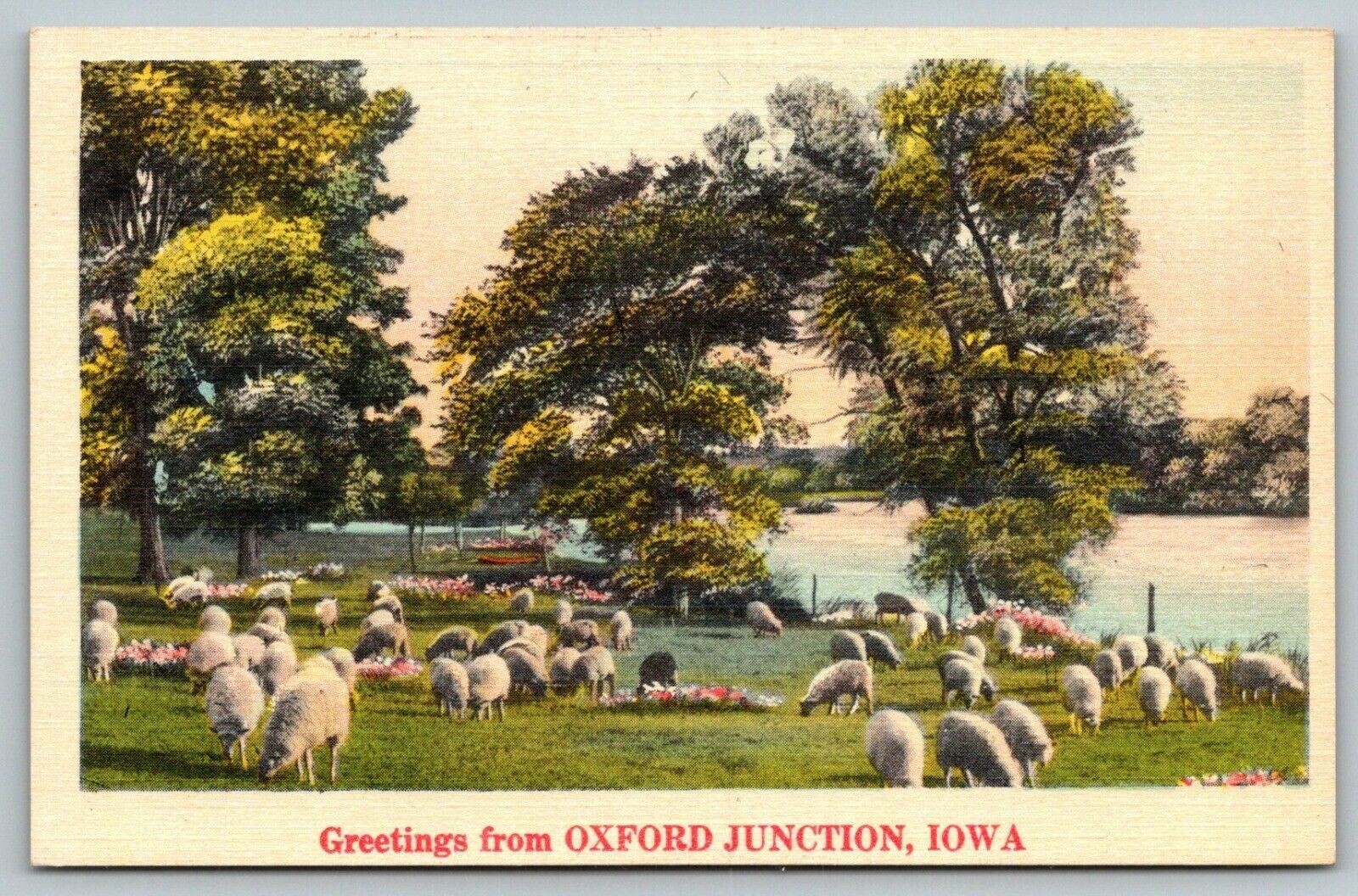 Greetings, Oxford Junction, Iowa