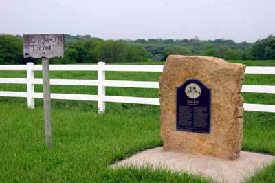 Hyde Park Marker on the Mormon Trail